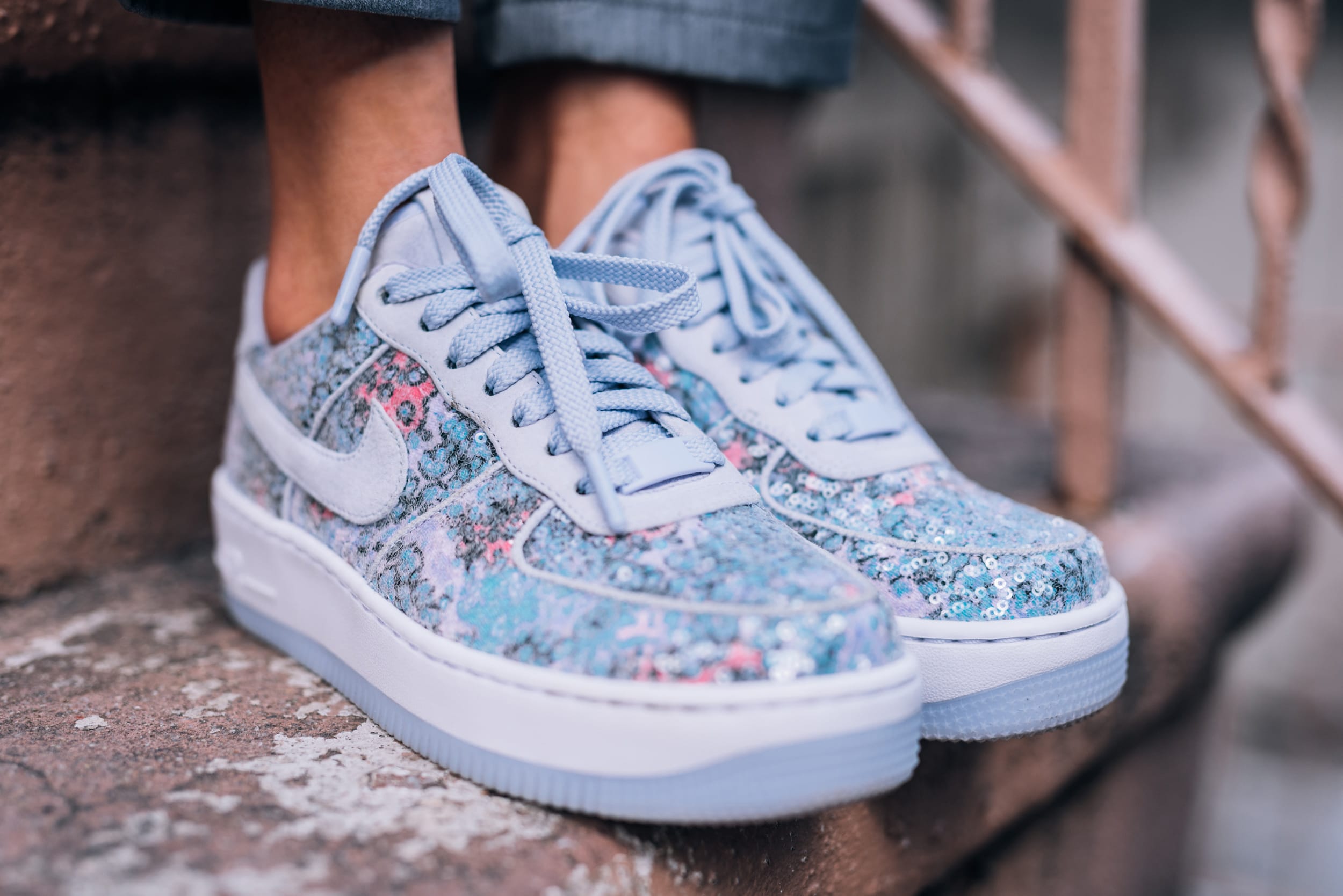 The Nike Air Force 1 Upstep Low Glass Slipper is Fit for a 