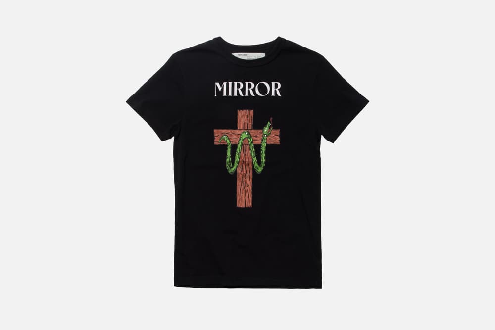 off white mirror mirror t shirt