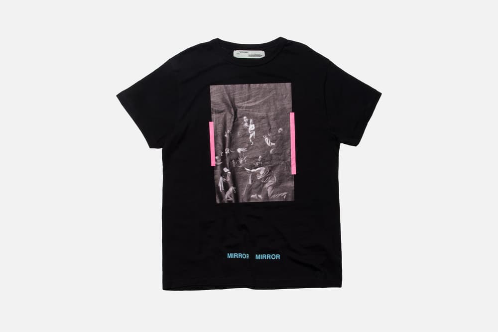 off white mirror mirror t shirt