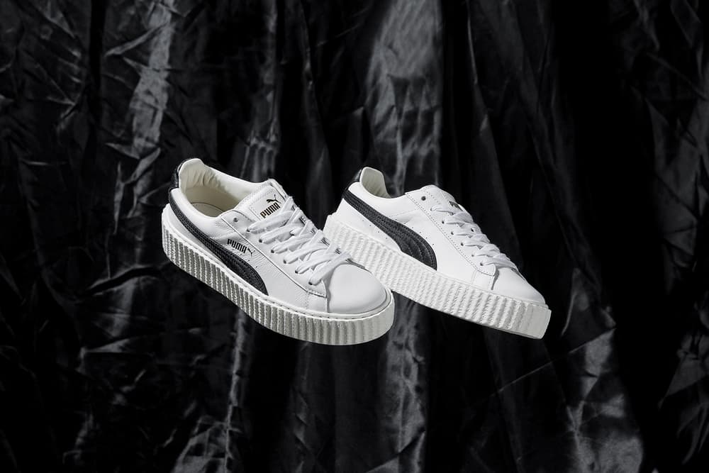 puma by rihanna creeper white leather