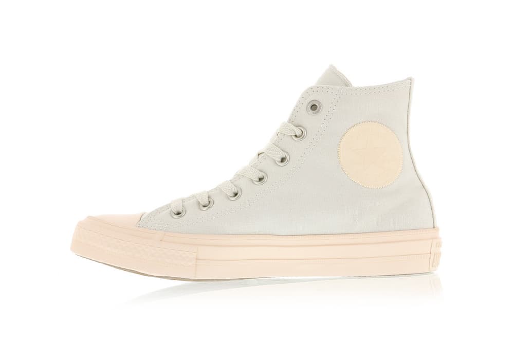 cream colored chuck taylors