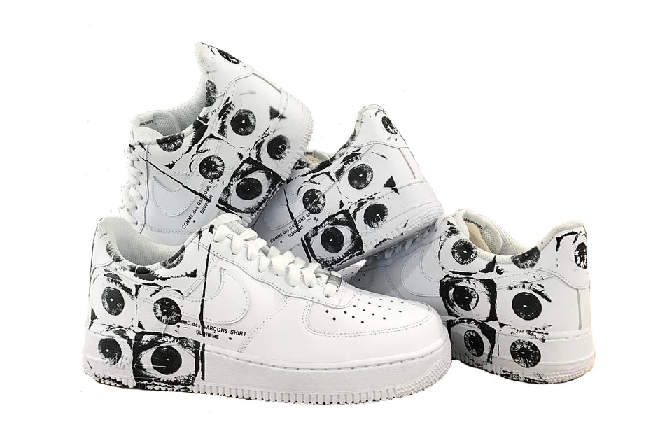 The Supreme x COMME des GARÃONS x Nike Air Force 1 | HYPEBAE