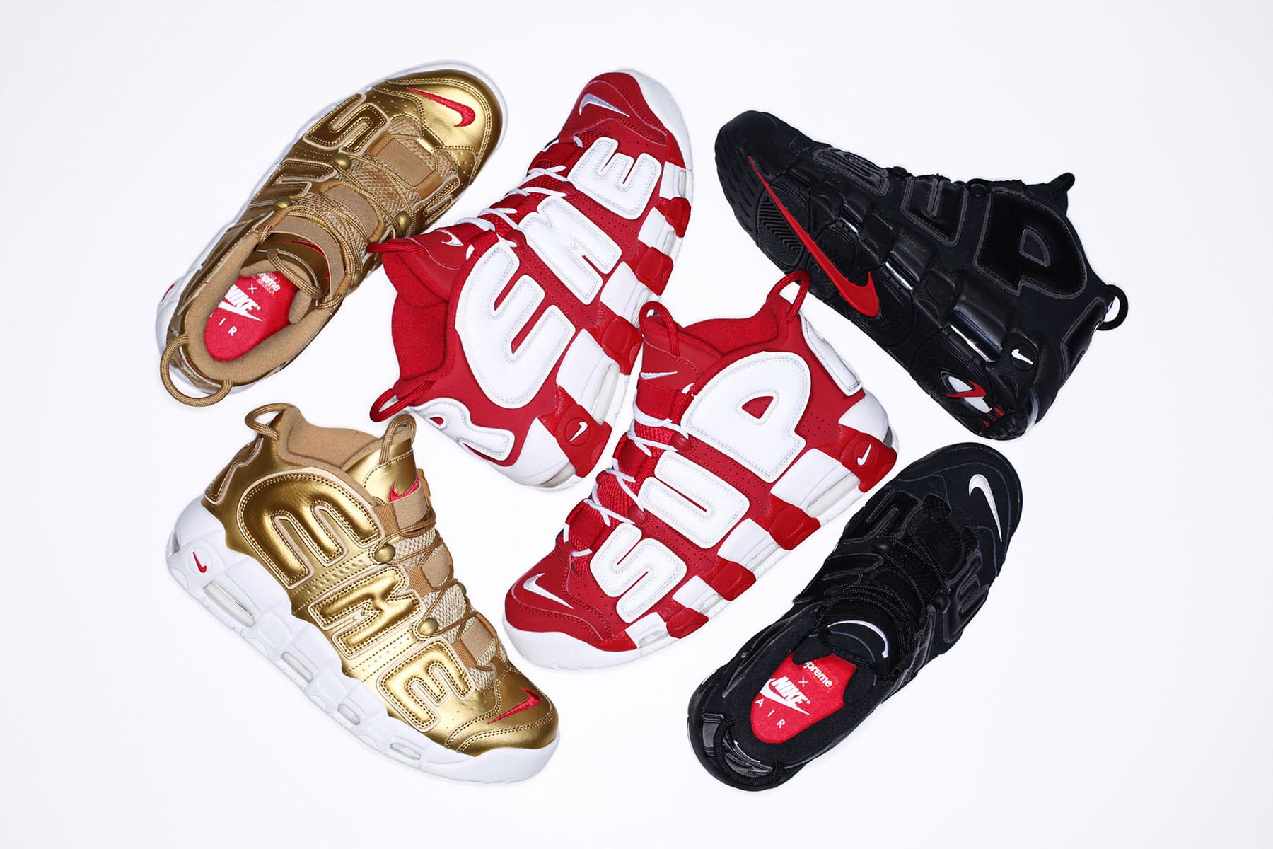 Supreme x Nike Air More Uptempo Official Release | HYPEBAE