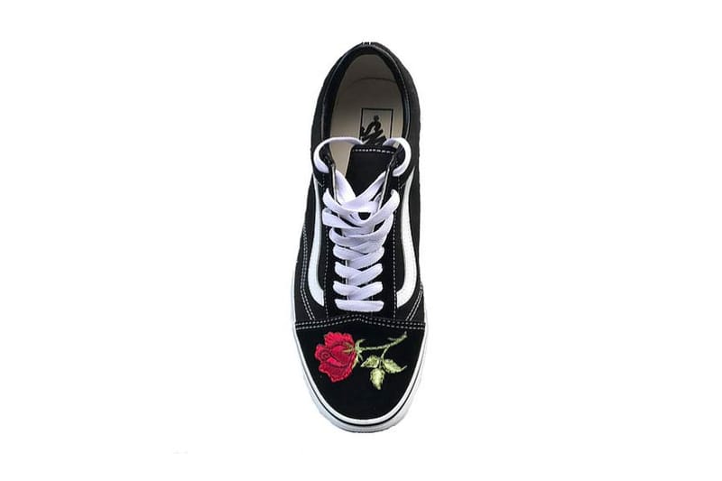 vans roses old skool vans roses old skool
