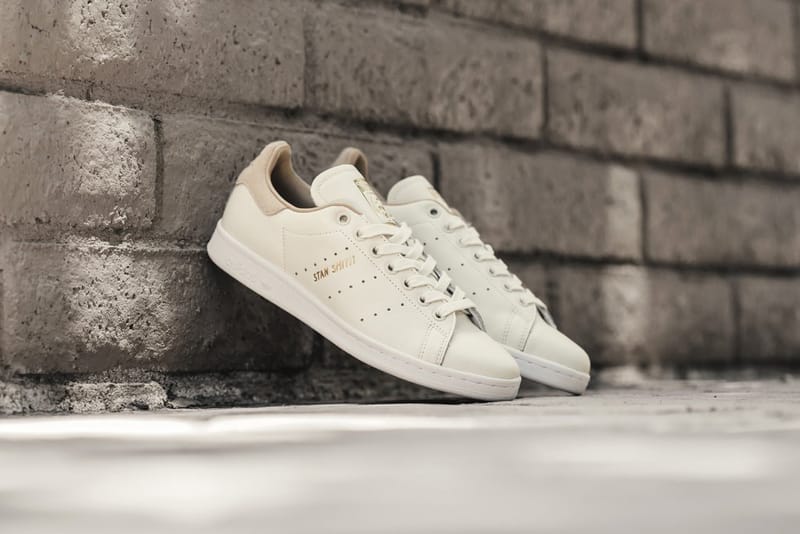 adidas Drops Stan Smith in a Lux Leather Finish | HYPEBAE adidas originals stan smith lux leather off white utility black sneaker