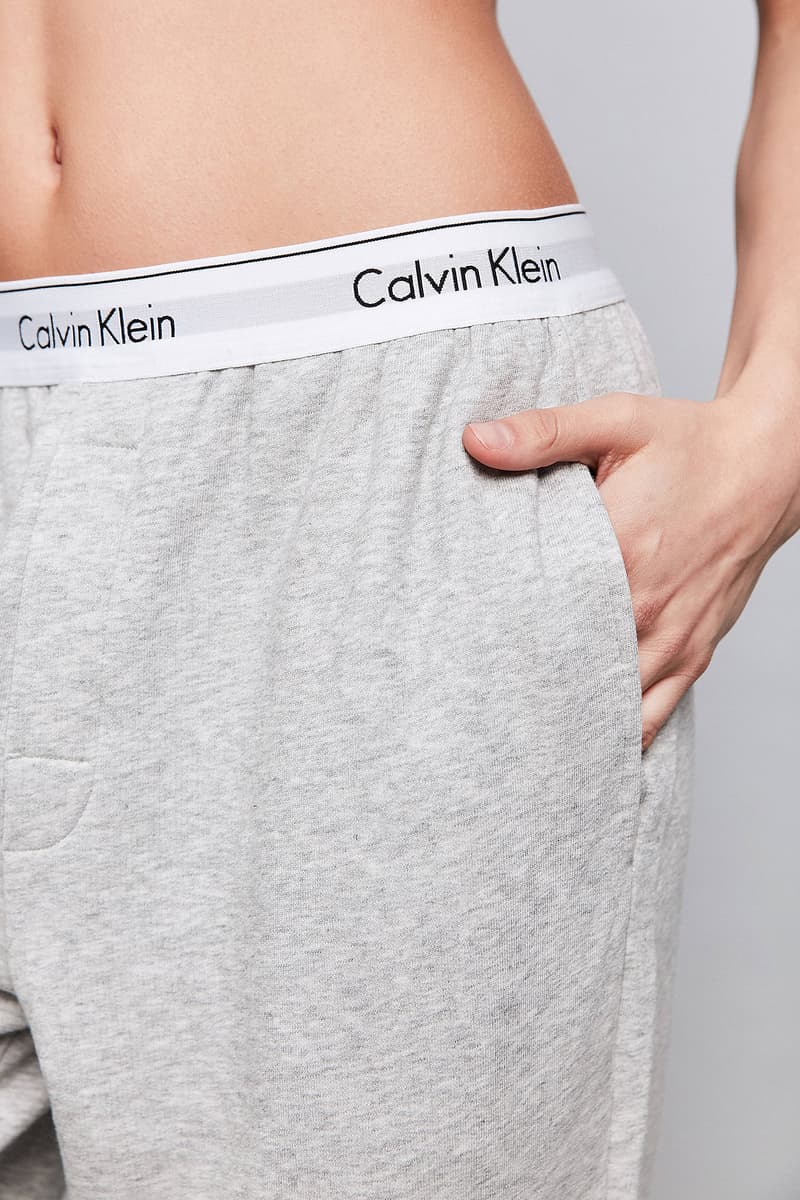 calvin klein logo waistband joggers