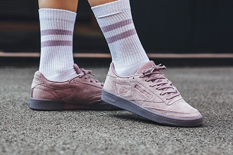 Reebok club c on sale 85 smoky orchid