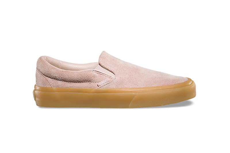 fuzzy vans slip ons tan