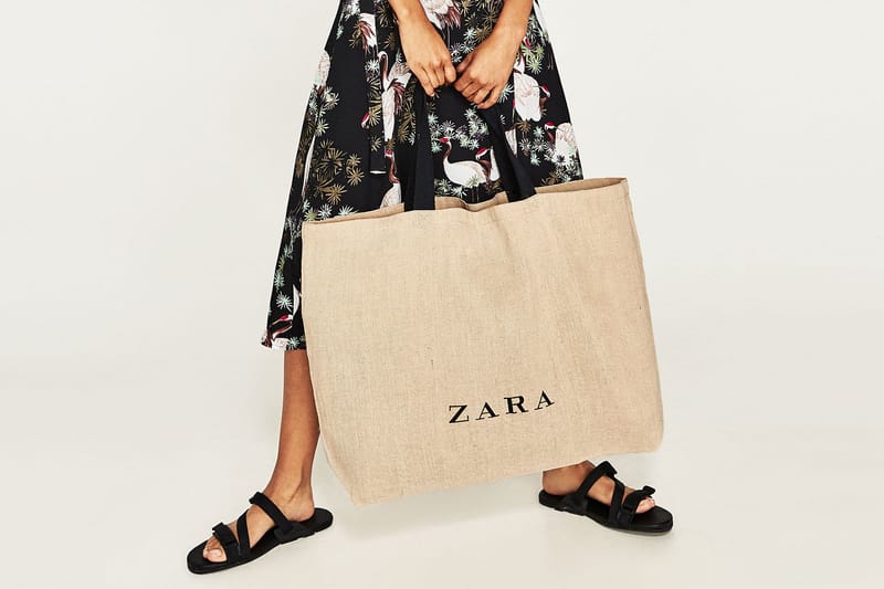 Zara customisable best sale felt tote