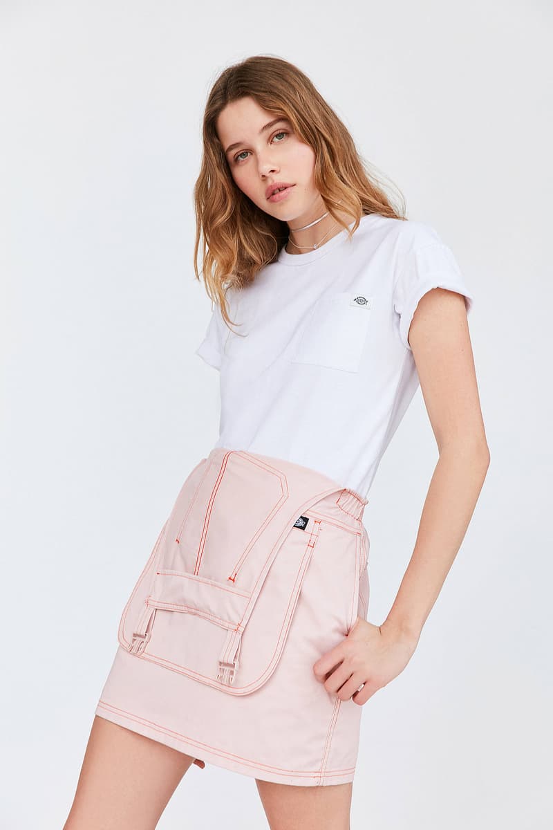 Dickies x Urban Outfitters Pink Bib Dress On Sale | HYPEBAE