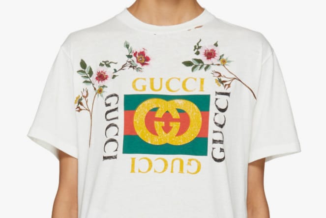 Gucci floral patch sold t