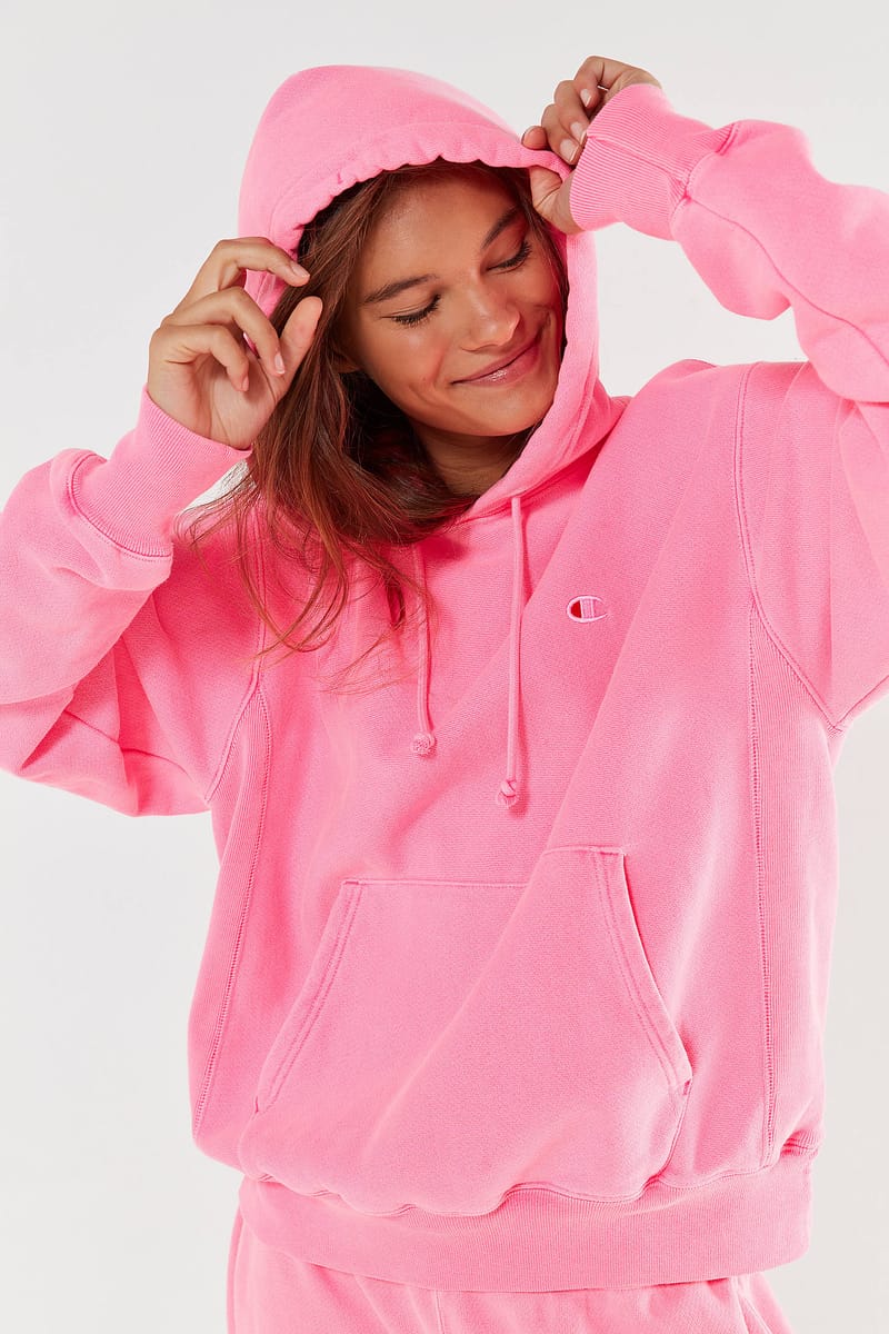 Champion hot pink hoodie sale