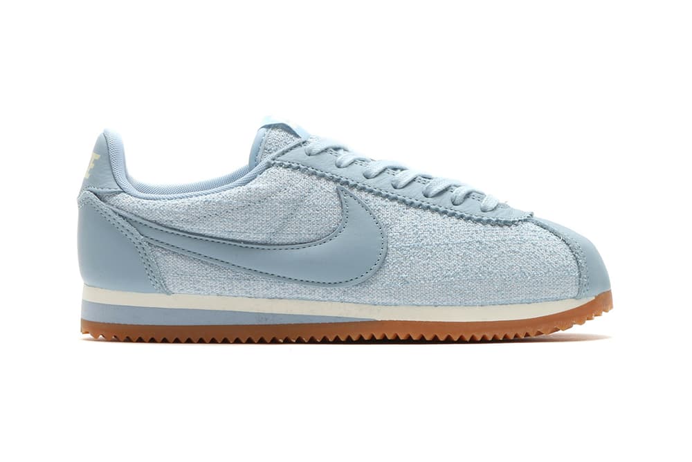 nike classic cortez leather blue