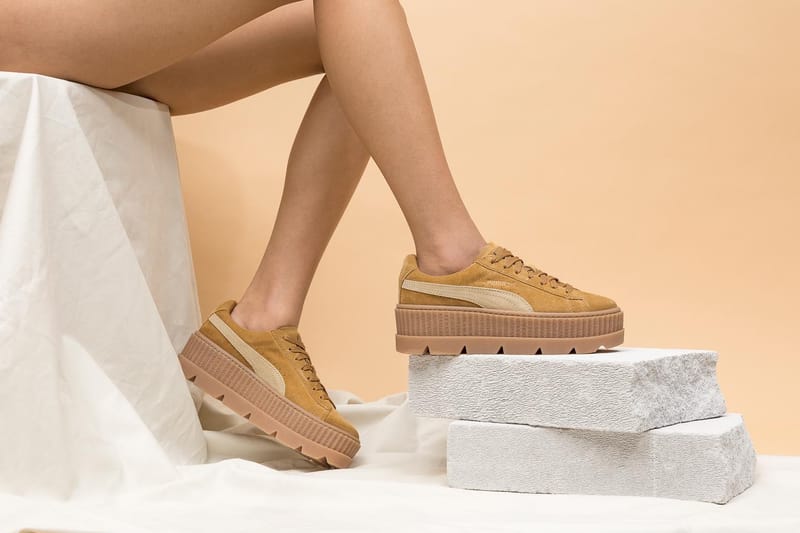 puma cleated creeper brown