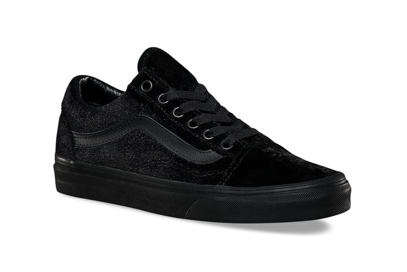 black velvet high top vans