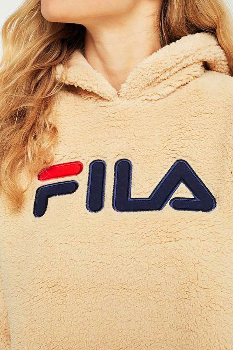 fila cropped hoodie