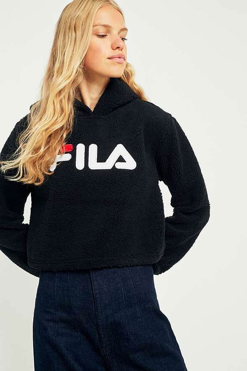 fila cropped hoodie