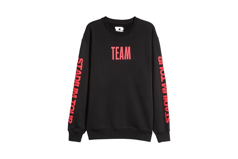 justin bieber tour merch h&m
