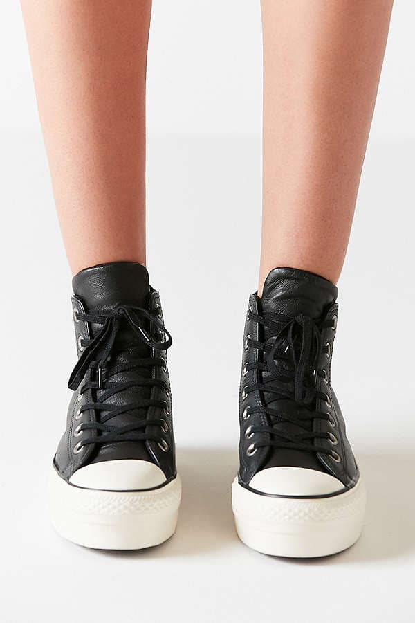 tan hightop platform converse