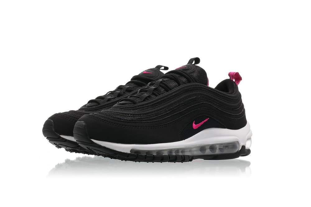 pink and black airmax 97