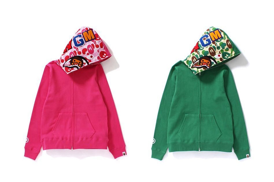 bape milo shark hoodie