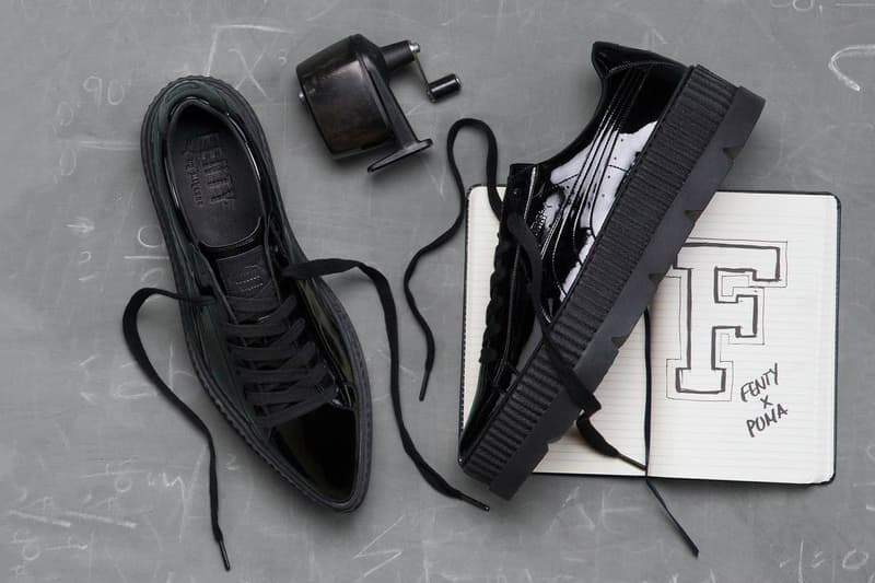 fenty puma all black creepers