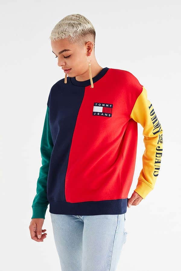 Tommy color block sweater cheap