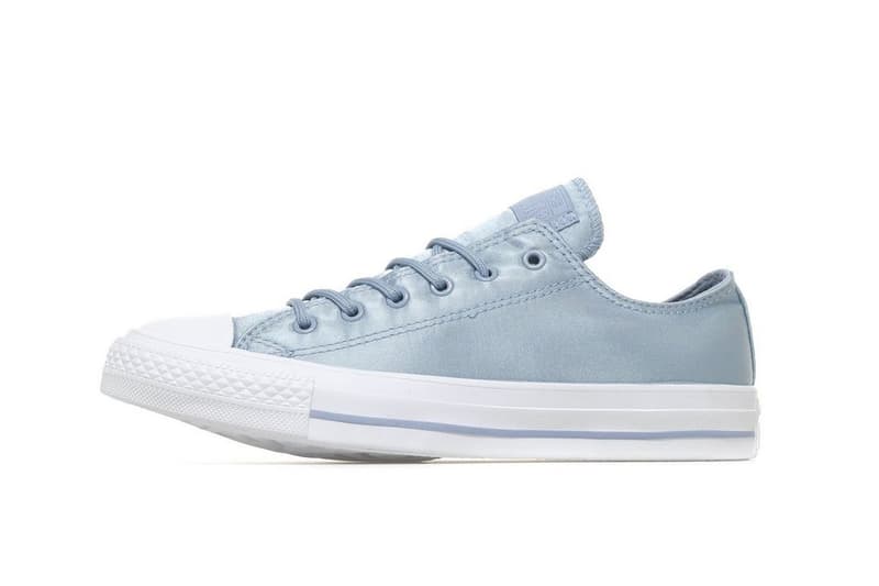 blue satin converse