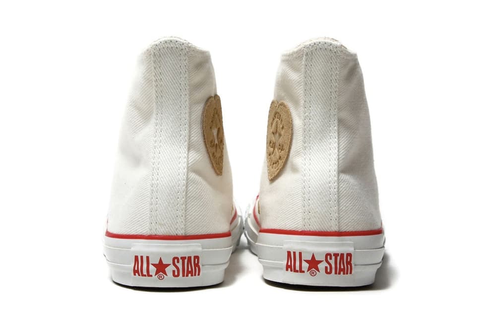 converse with a heart on it