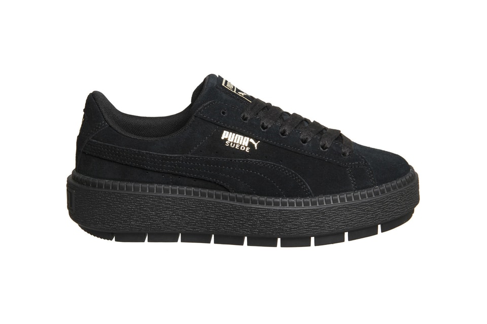 puma platform trace animal black