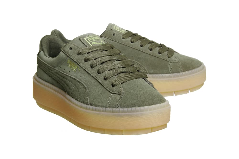 puma platform trace olive night