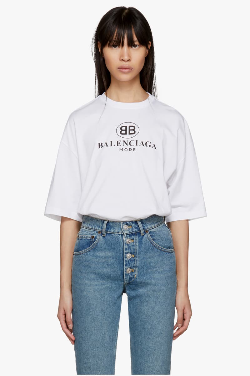 graphic tee white and blue
