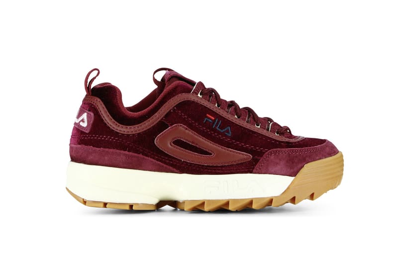 Fila disruptor best sale pink velvet