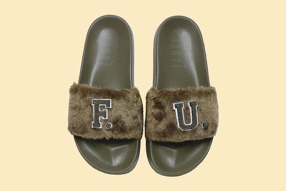 puma fur slides
