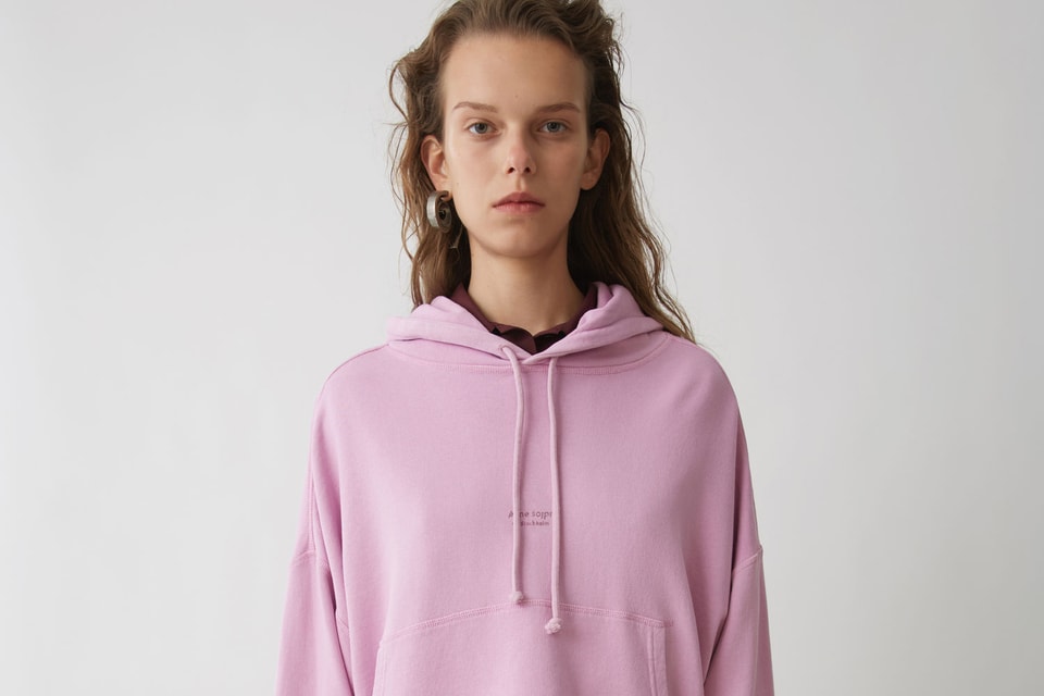 Acne Studios Joghy Oversized Hoodie Candy Pink | Hypebae