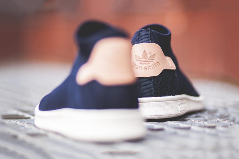 Stan smith hotsell primeknit bleu