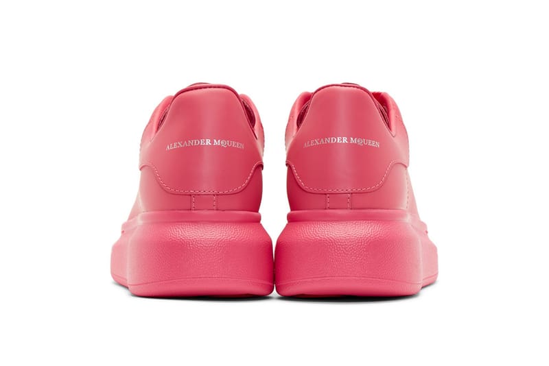 Alexander McQueen Platform Sneakers in Pink/Blue | Hypebae