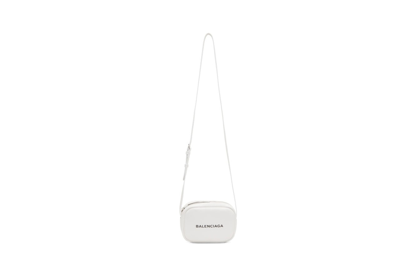 Balenciaga Releases Winter White Logo Bags | Hypebae