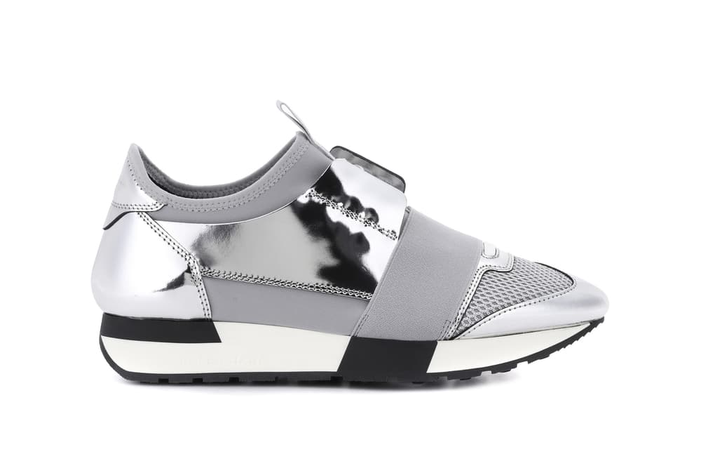 balenciaga silver sneakers