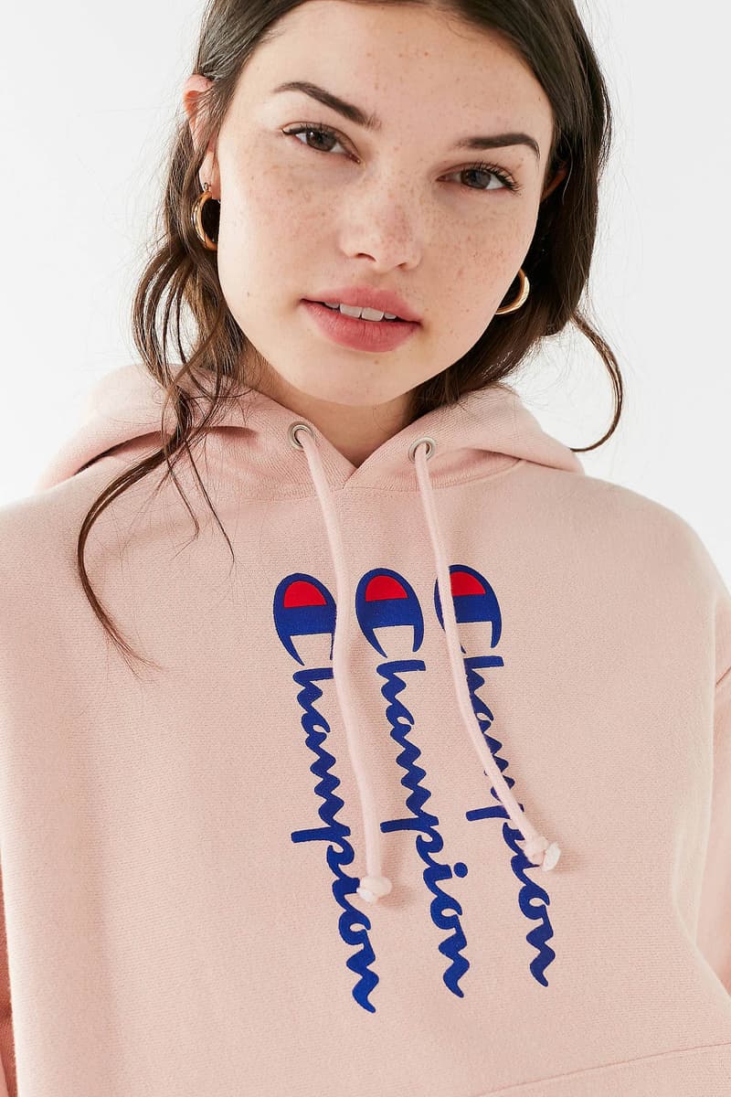 Champion hoodie blush pink Clearance