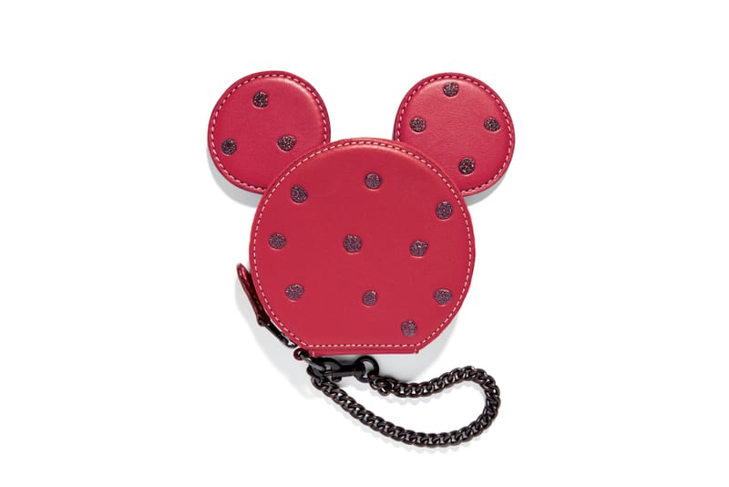 Coach minnie mouse coin purse hot sale