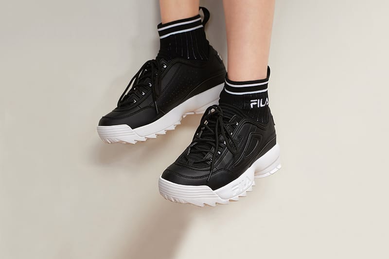 Fila disruptor cheap evo sockfit