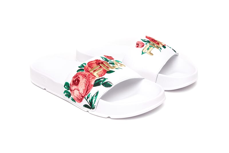 Fila sales embroidered slides