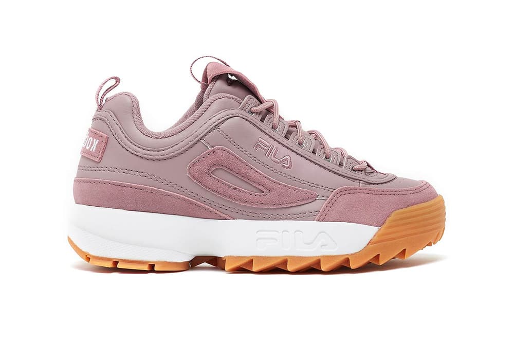 Shop FILA x Solebox�s Blush Pink Disruptor Now HYPEBAE