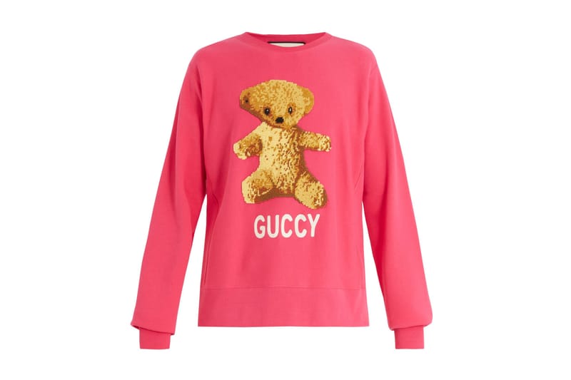 Gucci sweater hot sale with bear