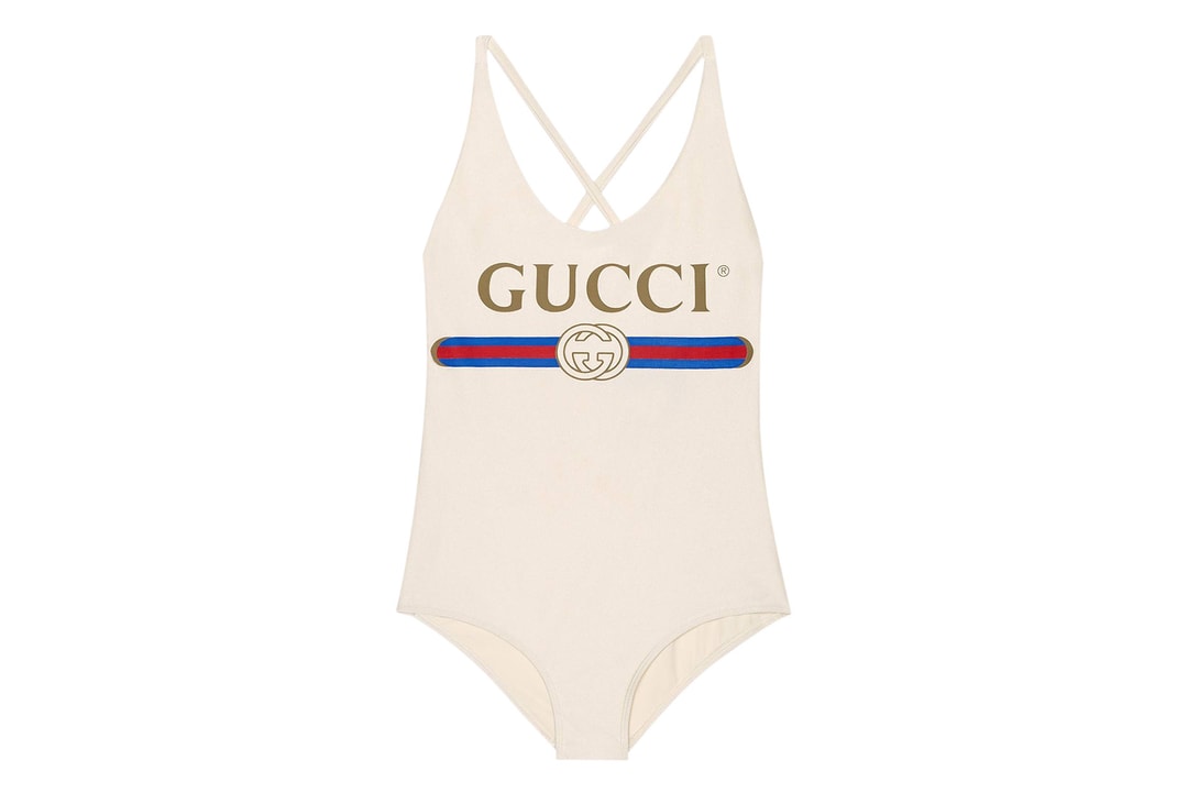 Shop Gucci's Vintage Logo Sparkling Swimsuit | Hypebae