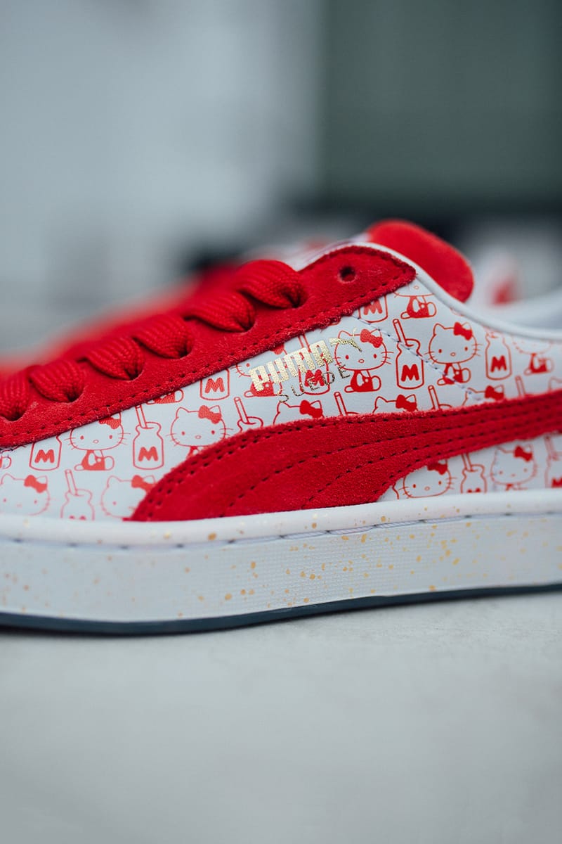 Puma x hello kitty women's suede best sale