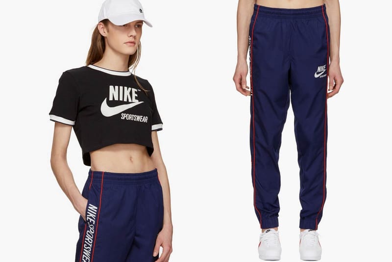 Nike snap shop track pants