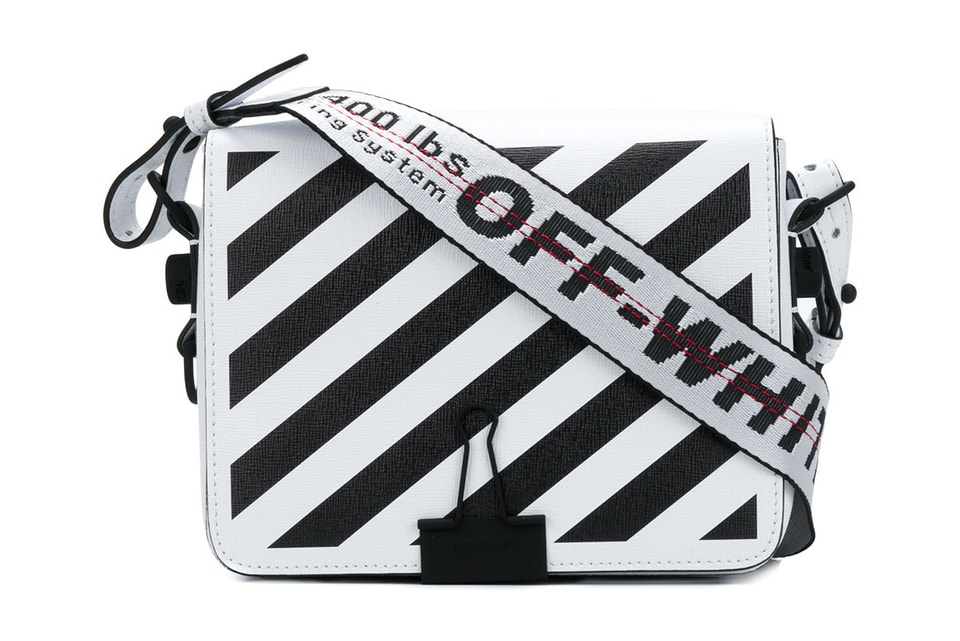 Off-White™ Releases a Striped Binder Clip Bag | Hypebae