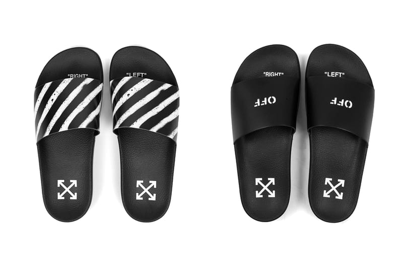 Off white slides discount left right wrong